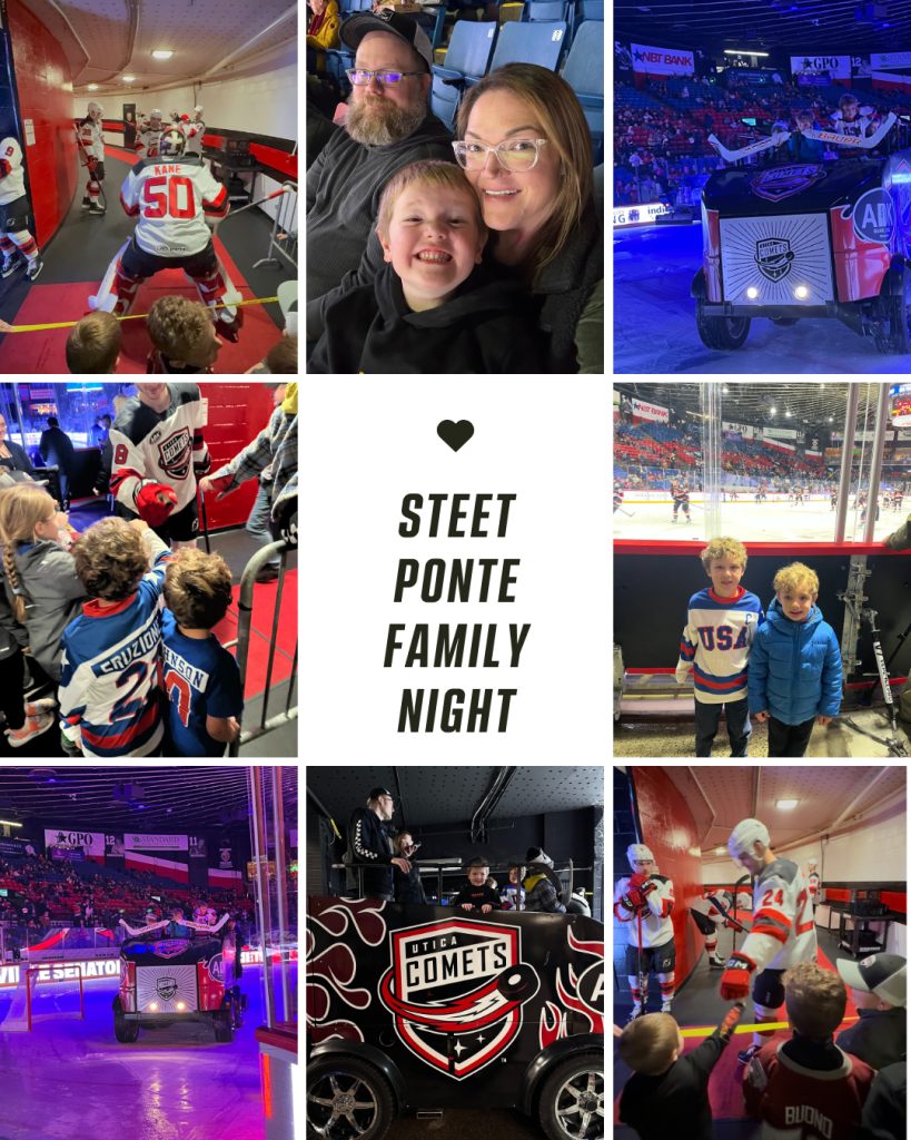 First Steet Ponte Family Night at the Utica Comets Gamge