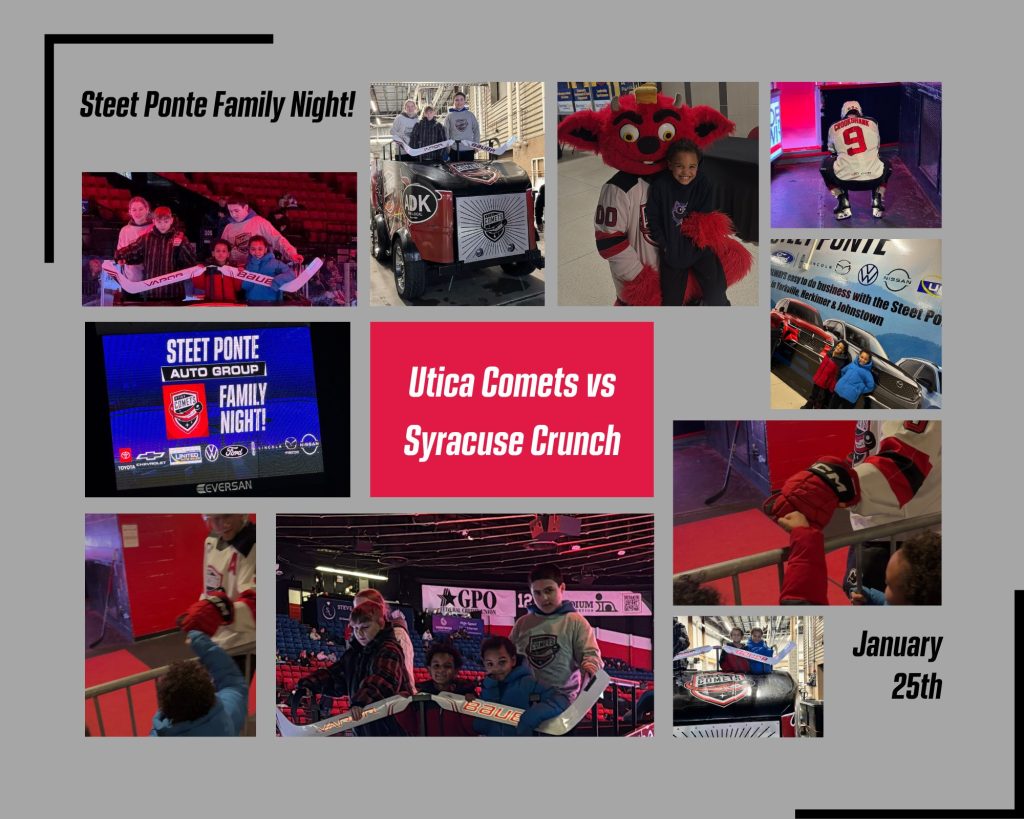 Second Steet Ponte Family Night at the Utica Comets Game