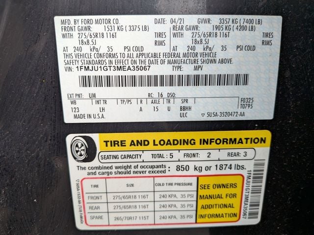 2021 Ford Expedition XL