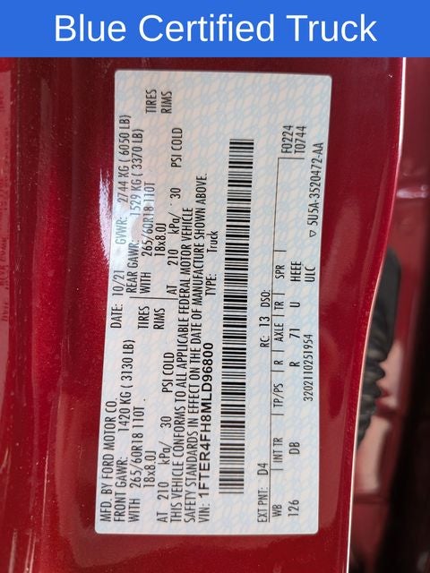 2021 Ford Ranger Lariat