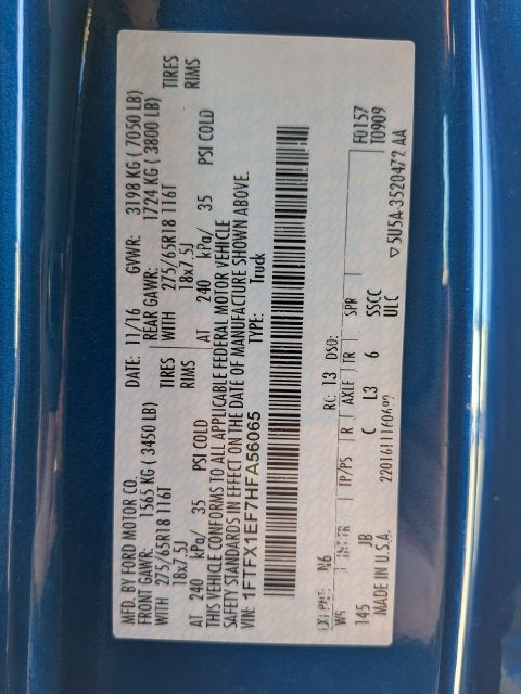 2017 Ford F-150 XLT