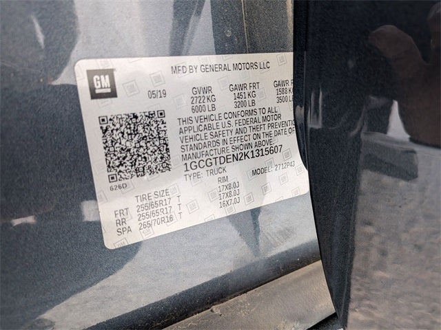 2019 Chevrolet Colorado Z71 3.6 V6