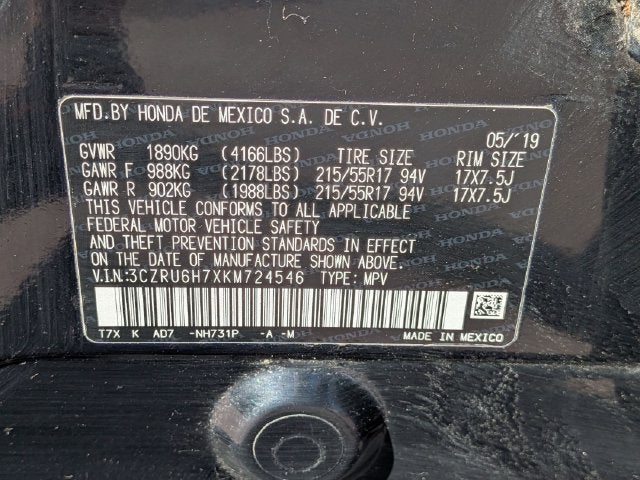 2019 Honda HR-V EX-L