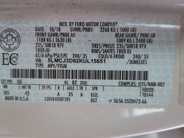 2019 Lincoln MKC Reserve