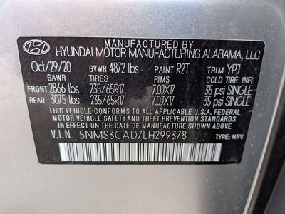 2020 Hyundai Santa Fe SEL