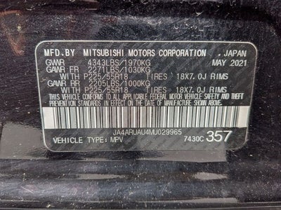 2021 Mitsubishi Outlander Sport 2.0 SE