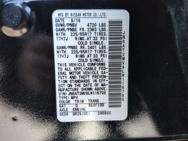 2020 Nissan Rogue SV