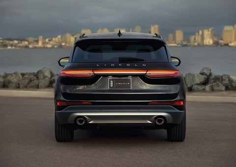 The rear lighting of the 2025 Lincoln Corsair® SUV spans the entire width of the vehicle. | Steet-Ponte Lincoln in Yorkville NY