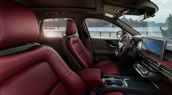 The available Perfect Position front seats in the 2025 Lincoln Corsair® SUV are shown. | Steet-Ponte Lincoln in Yorkville NY