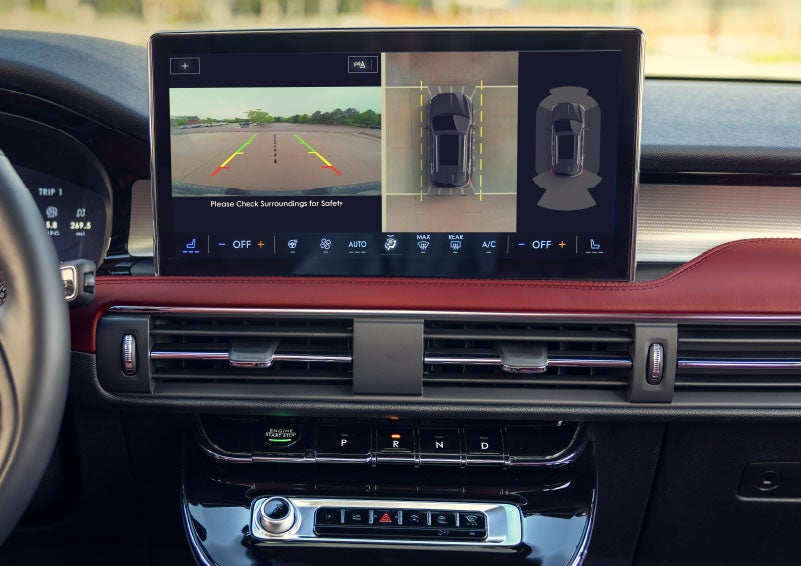 The large center touchscreen of a 2024 Lincoln Corsair® SUV is shown. | Steet-Ponte Lincoln in Yorkville NY