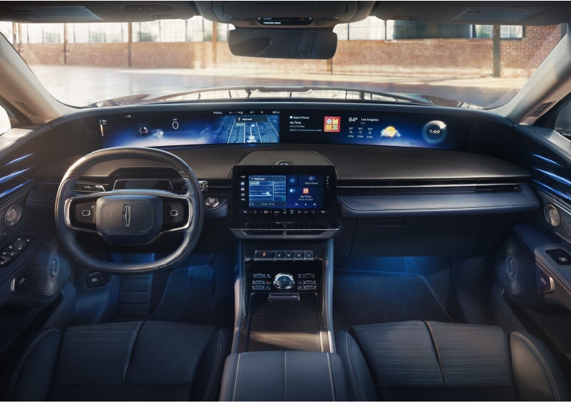 The panoramic display is shown in a 2026 Lincoln Nautilus® SUV. | Steet-Ponte Lincoln in Yorkville NY