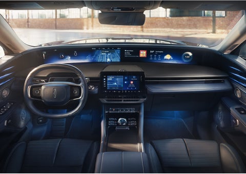 The panoramic display is shown in a 2026 Lincoln Nautilus® SUV. | Steet-Ponte Lincoln in Yorkville NY