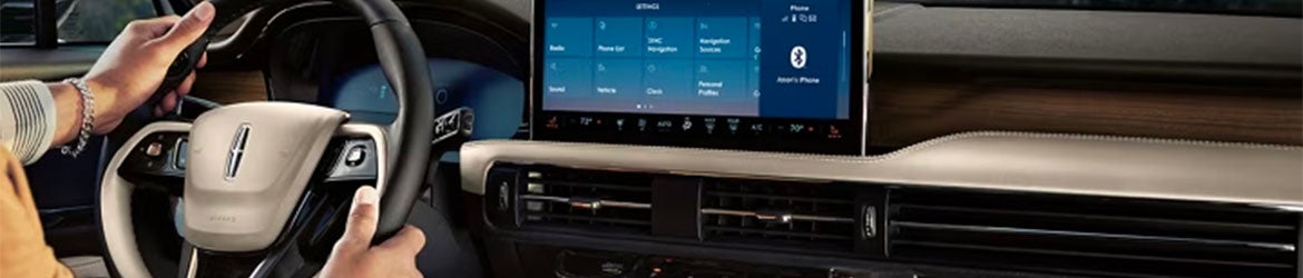 interior view of a 2025 Lincoln Corsair