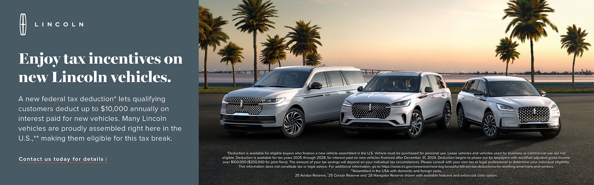 Lincoln Tax Incentives