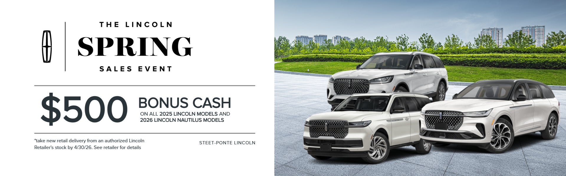 Lincoln Spring Sales Event